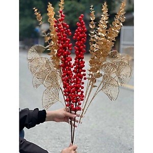 IK [CÀNH LỚN] Cành Rẻ Quạt, Đào Râu, Táo Đồng, Hoa Trạng Nguyên Trang Trí Tết 2025 D10