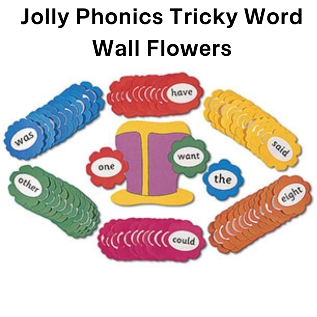 Jolly Phonics Tricky Word Wall Flowers ISBN 9781903619117 JL114 ...
