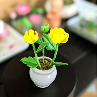 Lư sen đất sét Nhật đèn led