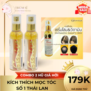 Xịt mọc tóc Hair Tonic GEVINE thái lan, xịt kích mọc tóc, ngăn ngừa rụng tóc 120ml fata co's