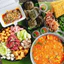 25 Khay tròn đen đựng Sushi , set lẩu 4 kích cỡ có nắp hàng đẹp
