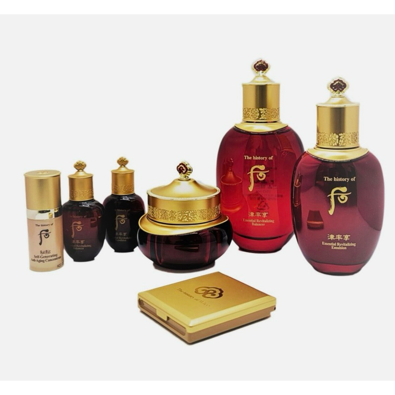 Bộ quà tặng dưỡng da Đông y cao cấp The History of Whoo Jinyulhyang 3 món + Túi quà sang trọng