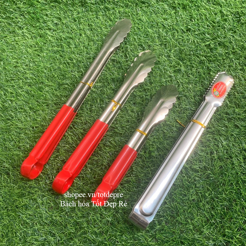 Dụng cụ gắp đá ☄️ gắp thức ăn ☄️Gắp đồ nóng ☄️ Chất liệu inox 305 cán nhựa