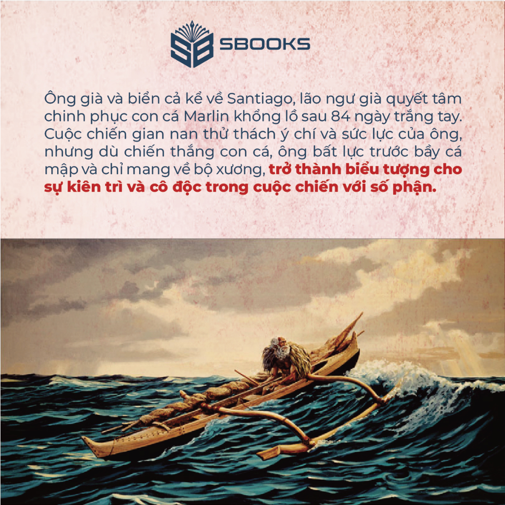 Sách - Ông Già Và Biển Cả - Ernest Hemingway - SBOOKS OFFICIAL