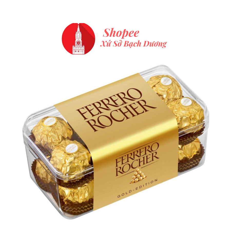 Socola Ferrero Rocher hộp 16 viên 200g | Shopee Việt Nam