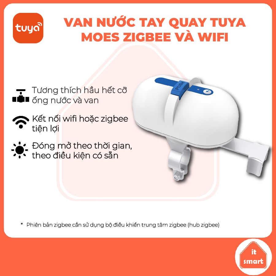 Van nước thông minh MOES Tuya
