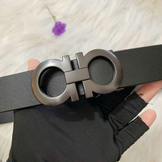 Thắt lưng nam da bò cao cấp dây nịt nam phong cách hàn quốc bản nhỏ 3.3cm chữ a số 8 giaynamdep699