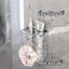 Hộp đựng bông tẩy trang trong suốt, Hộp đựng đồ nhà tắm kèm miếng dán treo tường đa năng tiện lợi