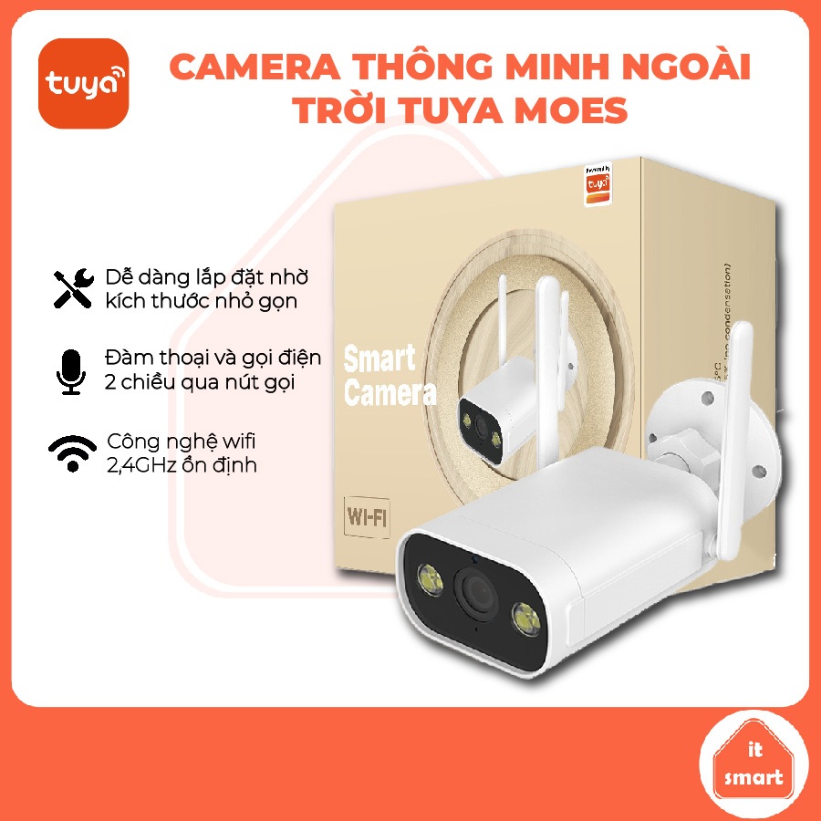 Camera ngoài trời MOES Tuya