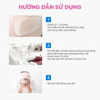 Mặt Nạ Sủi Diếp Cá Làm Sạch Mụn Đầu Đen Heartleaf O2 Bubble Wash Off Maskpack BETHESKIN 50g