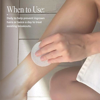 tẩy tế bào chết AHA & BHA làm giảm vết sưng do dao cạo,lông mọc ngược EWC 45 miếng European Wax Center