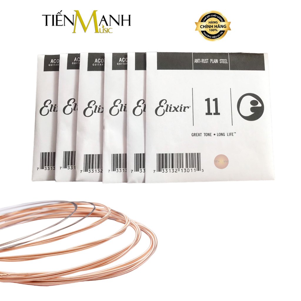 [Chính Hãng] Dây Lẻ Elixir Đàn Guitar Acoustic Nanoweb Strings Số 1 (E ...