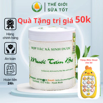 Muối tắm bé sinh dược độc mộc ⭐CHÍNH HÃNG⭐ Muối tắm thảo dược thiên nhiên an toàn cho bé 400gr