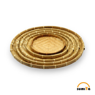 Mẹt tre, mẹt tre trang trí dùng làm khay, để bánh kẹo, trái cây, thức ăn, decor - Sumiya