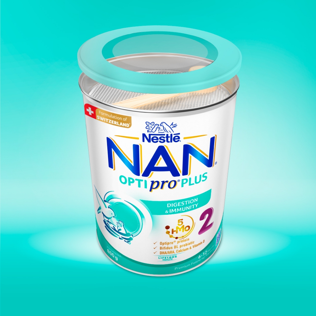 Ảnh Sữa bột Nestlé NAN OPTIPRO PLUS 2 800g nhập khẩu Thụy Sỹ với 5HMO 3