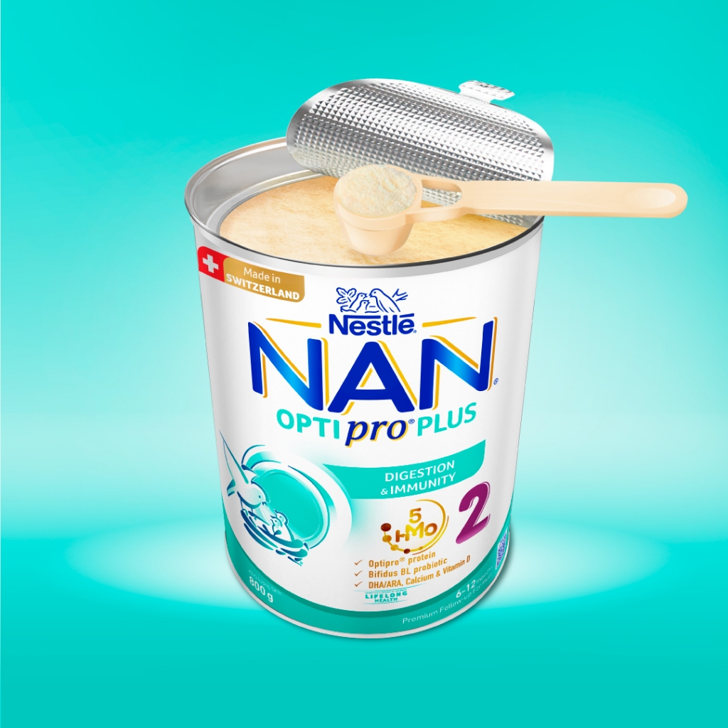 Ảnh Sữa bột Nestlé NAN OPTIPRO PLUS 2 800g nhập khẩu Thụy Sỹ với 5HMO 4