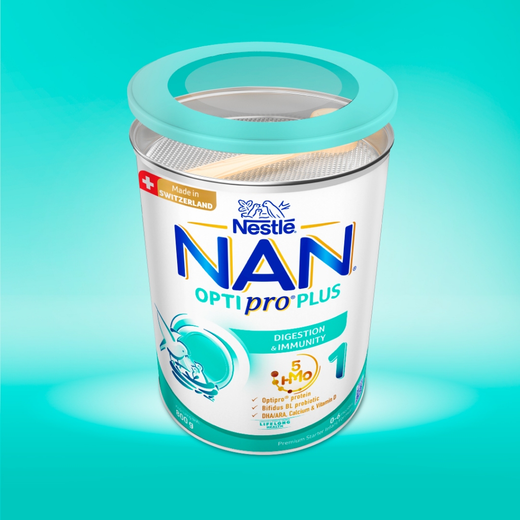 Ảnh Sữa bột Nestlé NAN OPTIPRO PLUS 1 800g nhập khẩu Thụy Sỹ với 5HMO 4