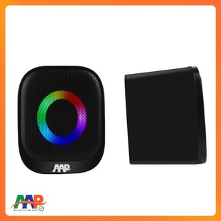 Loa Máy Tính A D09 BH – Loa Vi Tính 2.0 Mini Âm Thanh Vượt Trội, Đèn LED 7 Màu