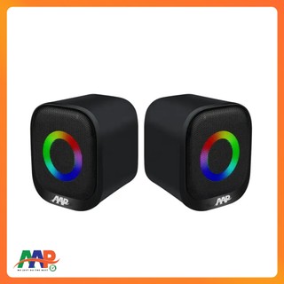 Loa Máy Tính A D09 BH – Loa Vi Tính 2.0 Mini Âm Thanh Vượt Trội, Đèn LED 7 Màu