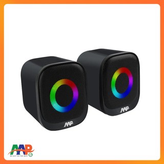Loa Máy Tính A D09 BH – Loa Vi Tính 2.0 Mini Âm Thanh Vượt Trội, Đèn LED 7 Màu