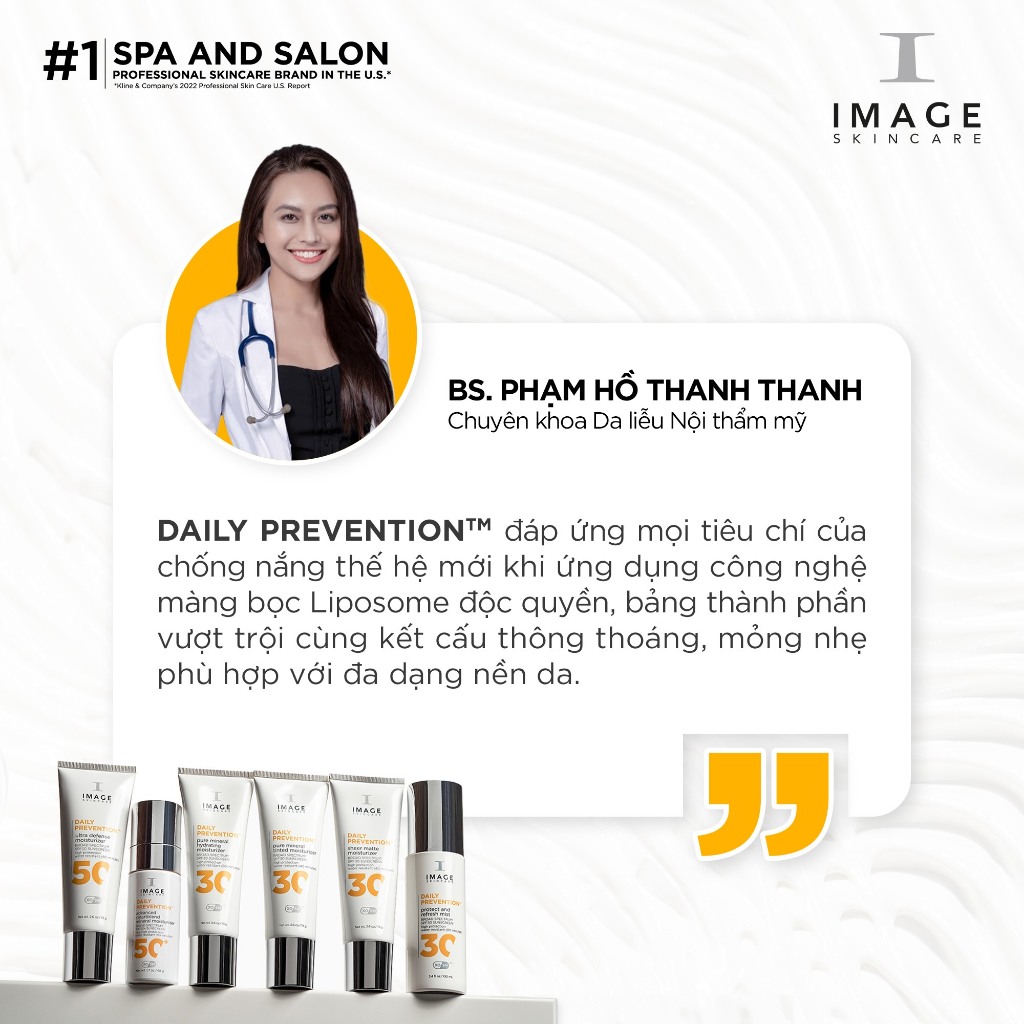 Ảnh Kem chống nắng dành cho da mặt Image Skincare Prevention Daily Moisturizer -new 3