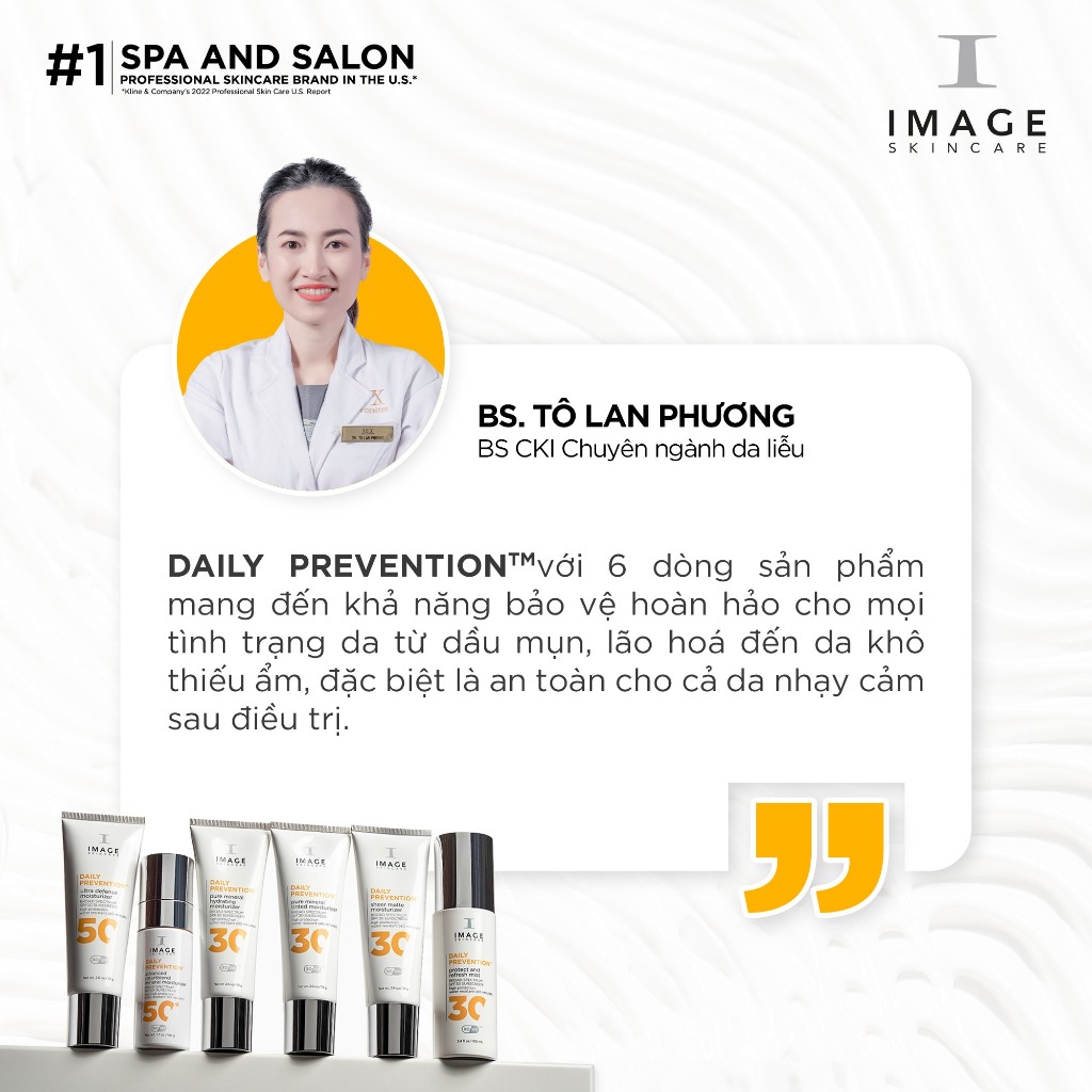 Ảnh Kem chống nắng dành cho da mặt Image Skincare Prevention Daily Moisturizer -new 4