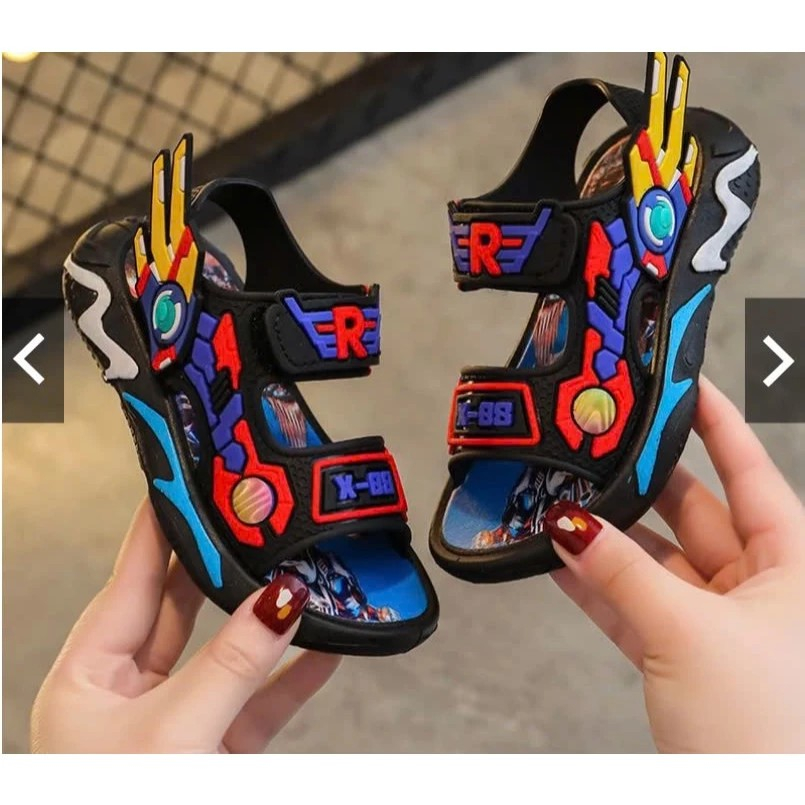 Giày Sandal Đế Mềm Phong Cách thời trang Hàn Quốc Cho Bé Trai