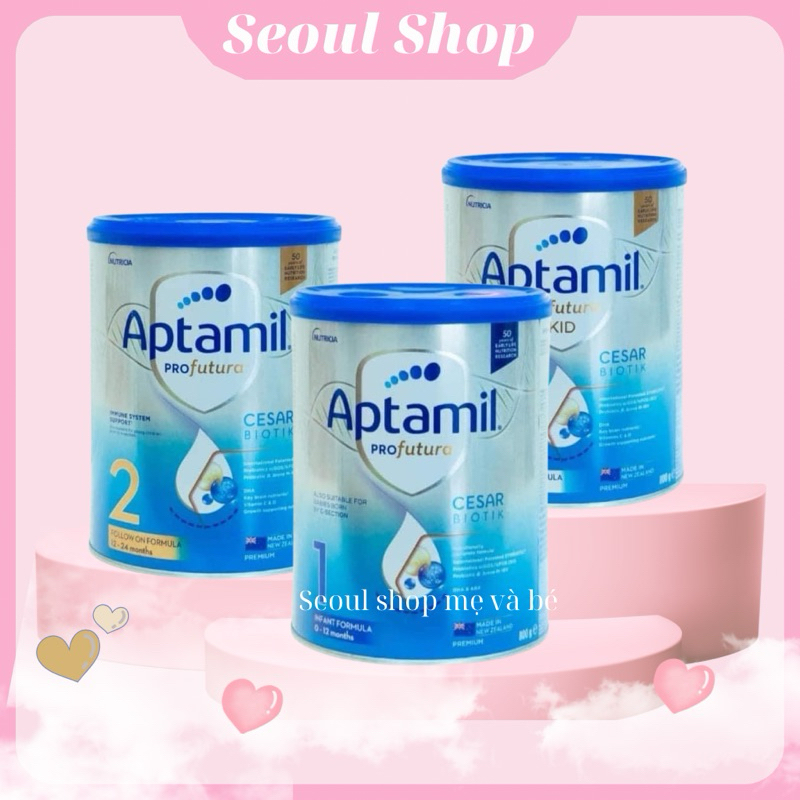 Sữa Aptamil nhập khẩu nguyên hộp New Zealand số 1,2,3