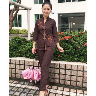 Cổ Tàu Viền # Đồ Bộ Đi Chùa