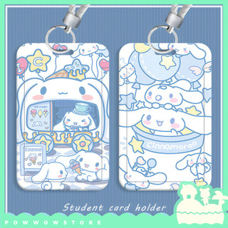 Bao Đựng Thẻ Nhân Viên Nhựa ABS Họa Tiết Sanrio Cinnamoroll Style Đáng Yêu Cute