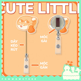 Lõi Tơrua Kéo Rút 60cm Họa Tiết Acrylic Nhân Vật Hoạt Hình Hình Thú Mochi Cách Điệu Siêu Đáng Yêu