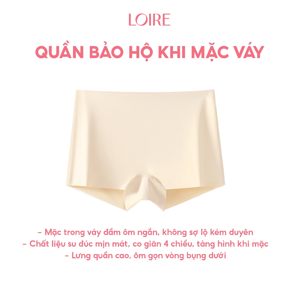 Ảnh Quần Bảo Hộ Tàng Hình Mặc Trong Váy Chất Su Đúc Mịn Mát Loirechic QMV15 1