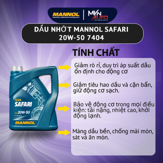 Dầu Nhớt MANNOL Safari 20W-50 7404-mannol-mvnauto