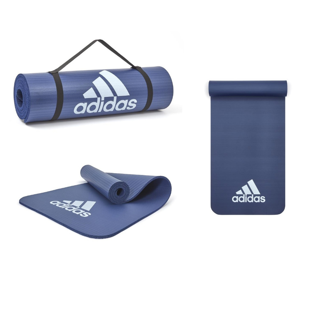 Thảm Tập Fitness, Yoga Chính Hãng ADIDAS ADMT-11015 Fitness Mat Cao Su NBR Độ Dày 10mm - Độ Bám Tốt