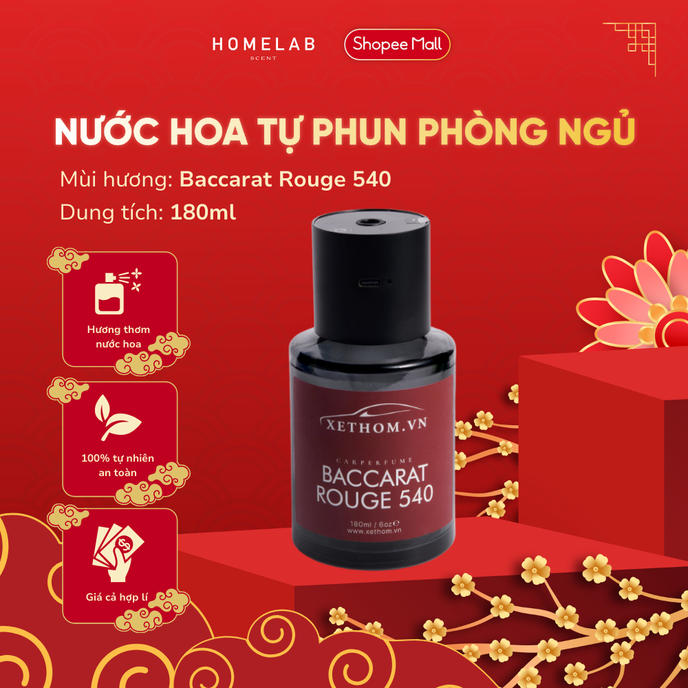 Ảnh Chai nước hoa phòng phun tự động để bàn làm việc, bàn phòng khách & trong xe ôtô - Các mùi nước hoa niche - AI Automatic 1
