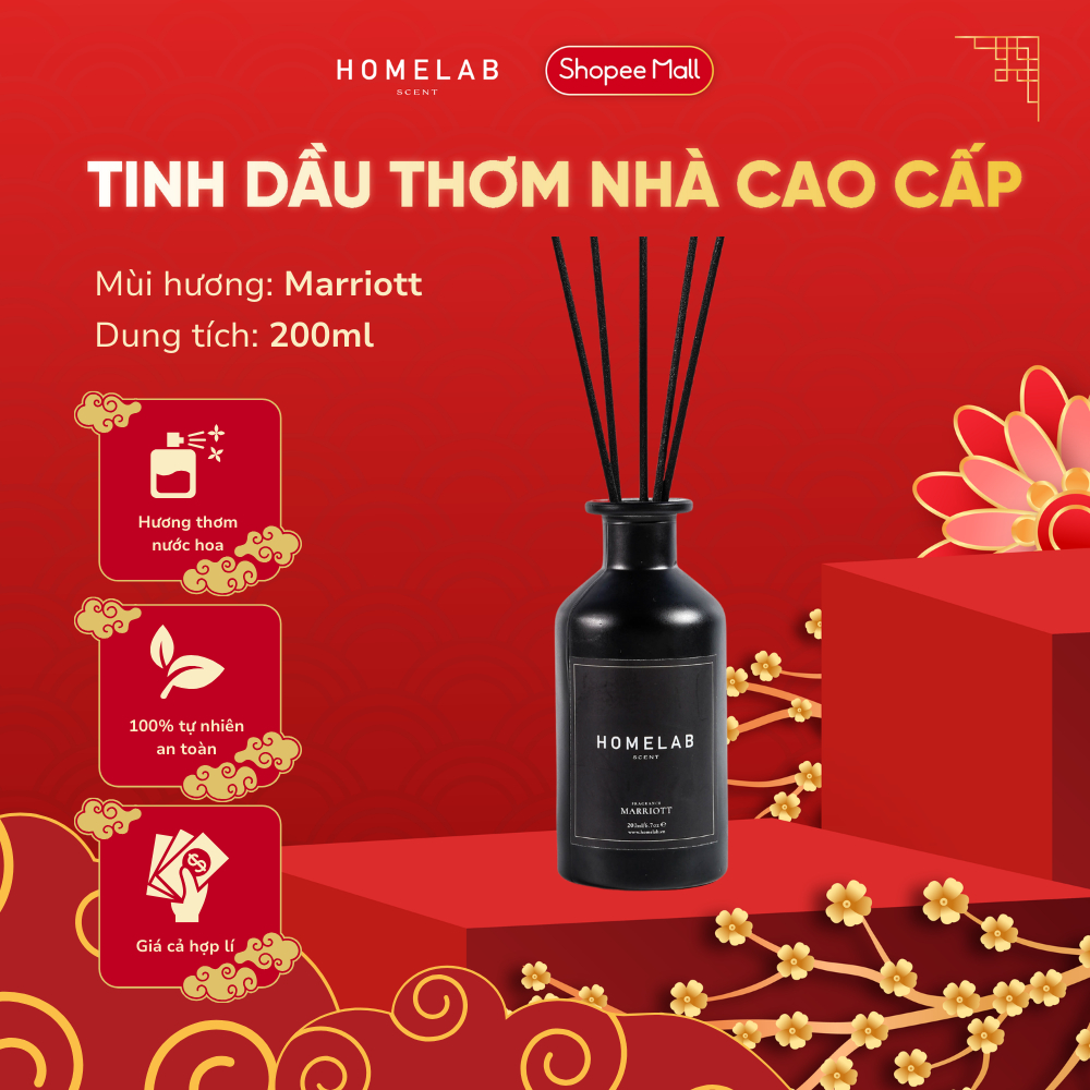 Ảnh Tinh dầu thơm phòng mùi khách sạn 5 sao JW MARRIOTT, tinh dầu khuếch tán mùi hương sang trọng Chai lớn 1