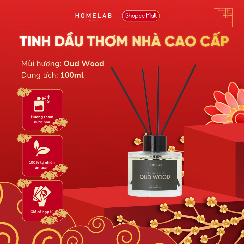 Ảnh Tinh dầu thơm phòng mùi nước hoa OUD WOOD - TOMFORD, tinh dầu khuếch tán cấp mùi hương gỗ độc tôn 100ml_HOMELAB SCENT 1