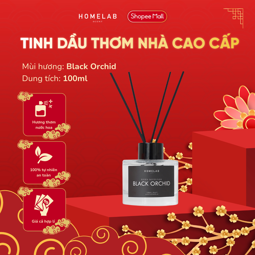 Ảnh Tinh dầu thơm phòng mùi nước hoa BLACK ORCHID - TOMFORD ,  mùi hương quyến rũ, 100ml_HOMELAB 1