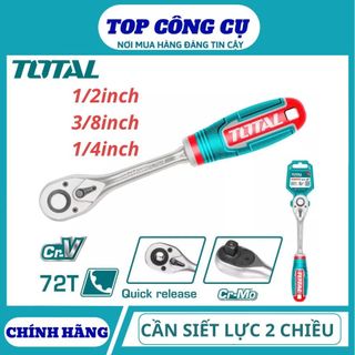 ĐỒ NGHỀ TOTAL Cần siết 2 chiều TOTAL 1/2 INCH 3/8INCH 1/4INCH THT106146 / THT106386 / THT106126
