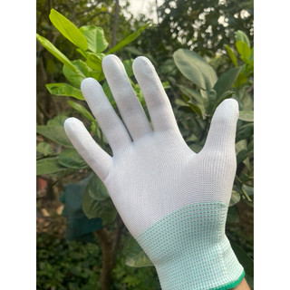 [SET 12 ĐÔI] Găng tay Bảo Hộ Có Hạt Cao Su Chống Trơn Trượt - Bao Tay Lao Động Tăng Cường Ma Sát Bám Dính An Toàn
