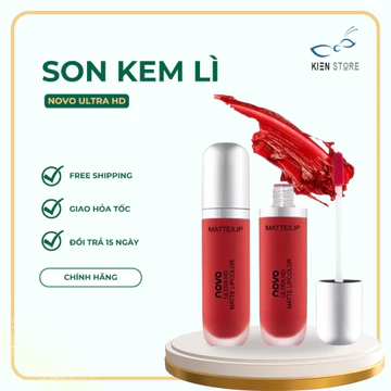 Son Kem Lì Novo Big Ultra HD Matte Lip 8g Dưỡng Ẩm Chống Nước Lâu Trôi Màu Sắc Thời Trang Nội Địa Trung