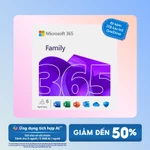 [KEY MUA MỚI HOẶC GIA HẠN] Phần mềm Microsoft 365  𝐅𝐀𝐌𝐈𝐋𝐘 | 12 tháng | Dành cho tối đa 6 người| 5 thiết bị / người — ảnh 1