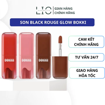 [DATE T1/2027] Son Tint Bóng Black Rouge Glow Bokki Tint Căng mọng môi, Lio Cosmetic