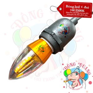 Bóng Đèn LED 5W Dùng Cho Lồng Đèn Hội An size 30-40-60cm