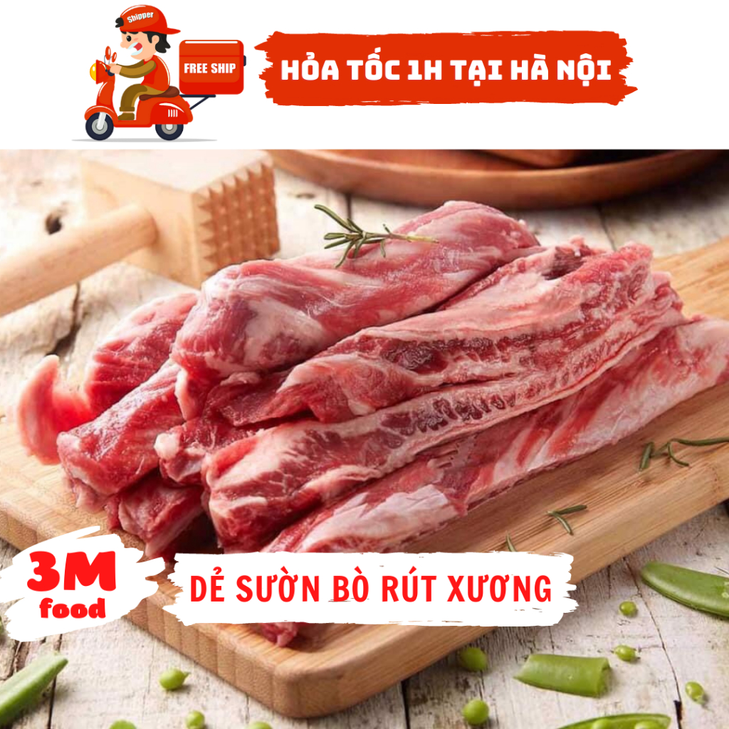 Dẻ sườn bò rút xương 1kg - Hỏa tốc tại Hà Nội - 3M FOOD GS | Shopee ...