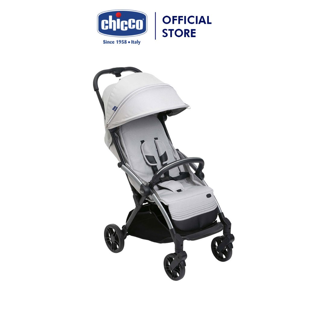 Xe đẩy gấp gọn tự động Chicco Goody Xplus - Màu Xanh ghi/Xám ngọc trai/Màu xanh ánh rêu