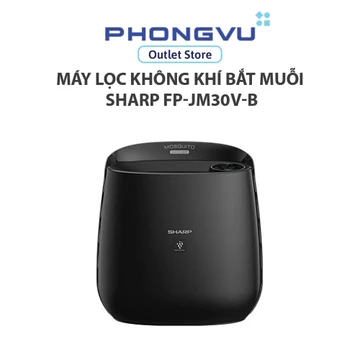 Máy Lọc Không Khí Bắt Muỗi Sharp FP-JM30V-B - Plasmacluster Ion, HEPA H13, Đèn UV Bắt Muỗi Không Hóa Chất - Phòng 23m²