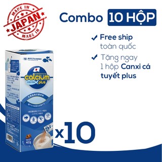 [CHÍNH HÃNG - HỎA TỐC] CB 7 hộp - 11 hộp - CANXI CÁ TUYẾT PLUS - Canxi hữu cơ Nhật Bản - hỗ trợ bé phát triển chiều cao