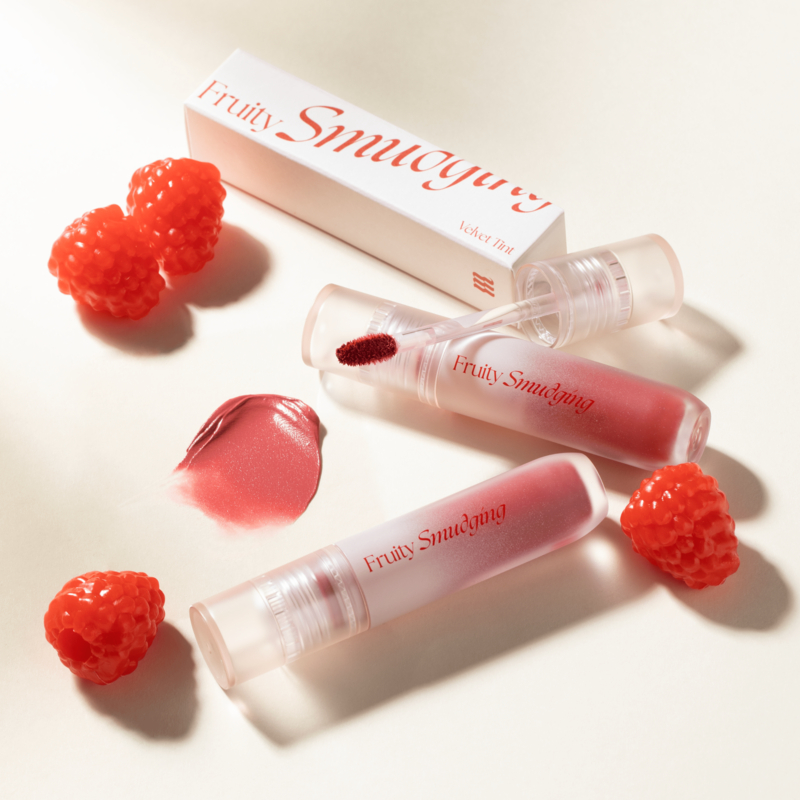 Ảnh Son Kem Lì Mịn Mượt Merzy Fruity Smudging Velvet Tint 3.5g 3