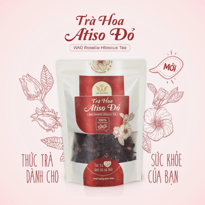 Trà Hoa Atiso Đỏ Hibiscus WAO (500g)